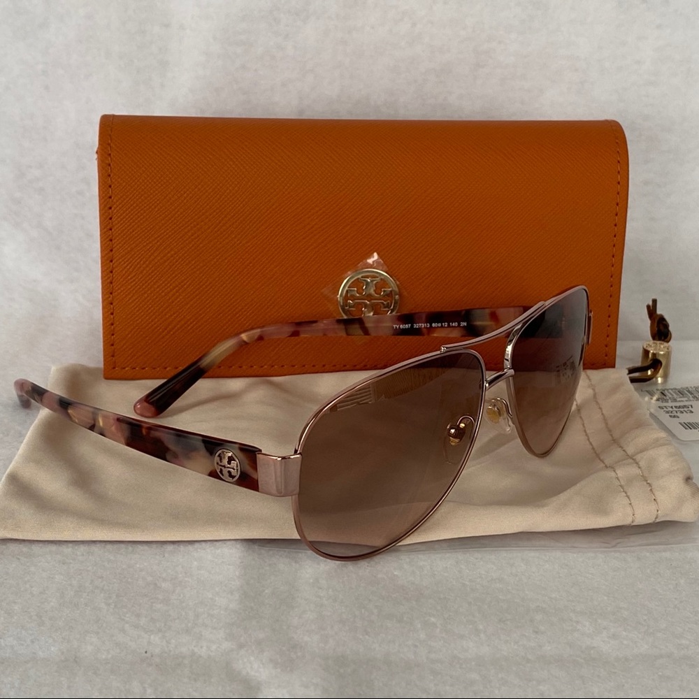BRAND NEW Tory Burch Aviator Sunglasses